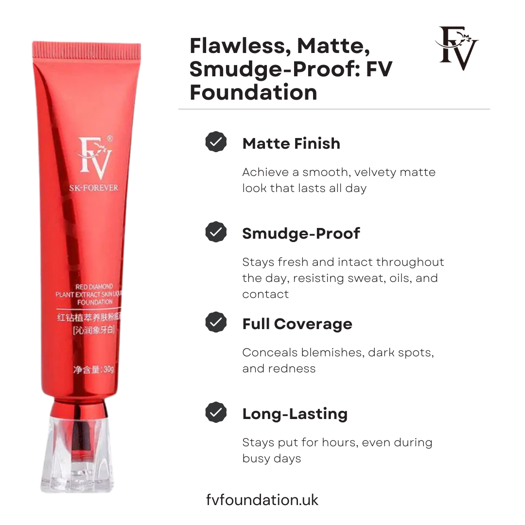 Liquid Foundation – Long-Lasting Flawless Coverage 30 ml