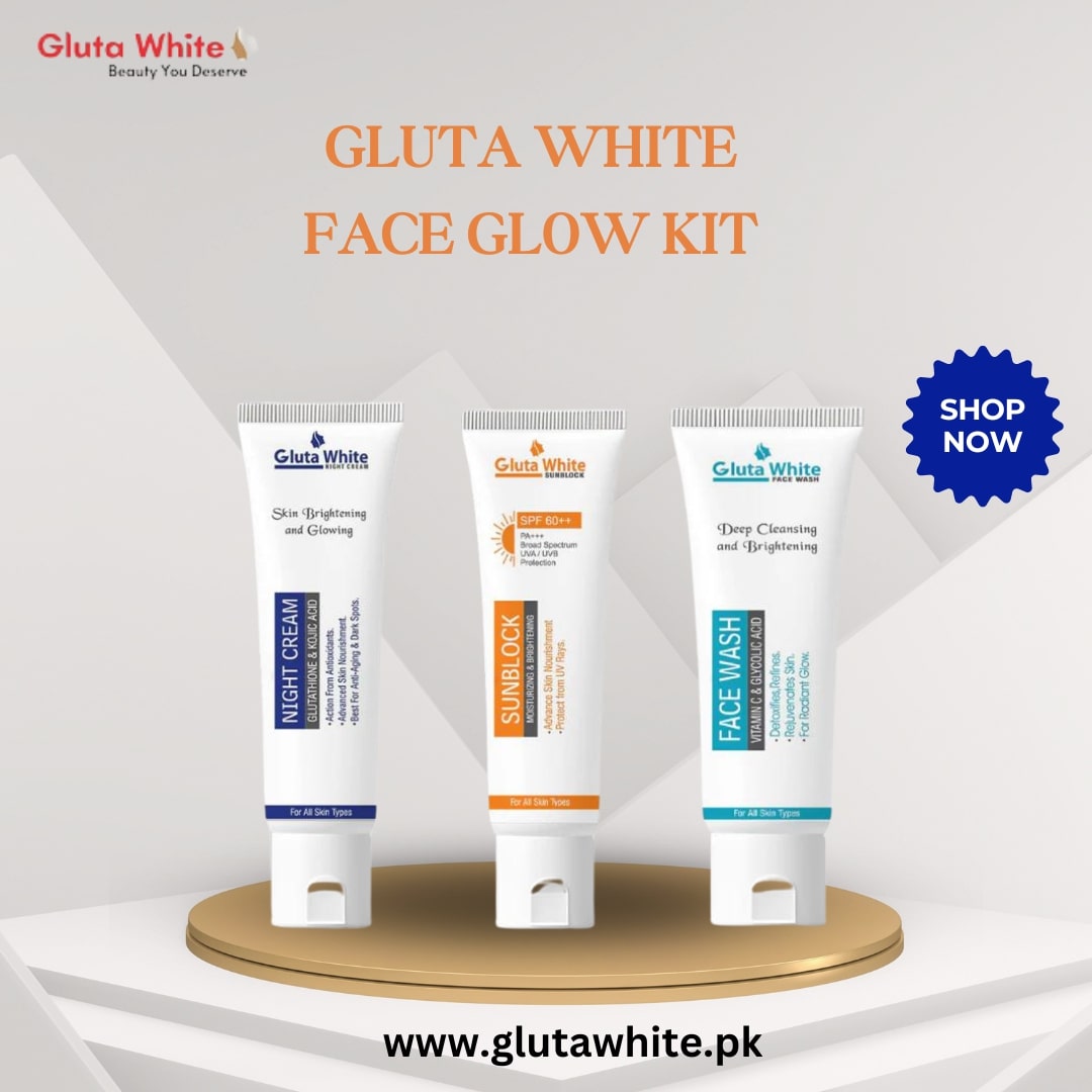 Gluta White Face Glow Kit